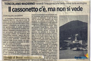 Il cassettone c'è ma non si vede