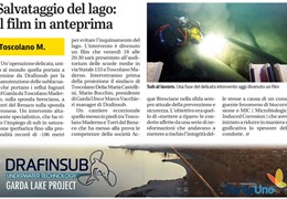 Salvataggio del lago: il film in anteprima a Toscolano Maderno
