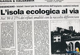 Desenzano - L’isola ecologica al via