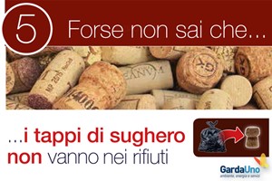 Forse non sai che… i tappi di sughero non vanno nei rifiuti