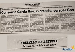 Consorzio Garda Uno, in crescita perso la S.p.A.