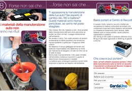 Forse non sai che … i materiali della manutenzione auto non vanno nei rifiuti