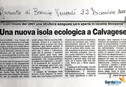 Una nuova isola ecologica a Calvagese