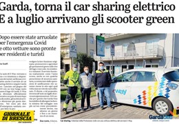 Garda, torna il car sharing elettrico
