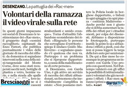 Volontari della ramazza il video virale sulla rete