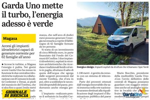 Magasa - Garda Uno mette il turbo, l'energia adesso è verde