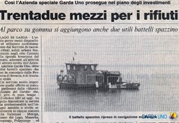 Giornale di Brescia 28/10/1998 – Garda Uno 32 mezzi per i rifiuti
