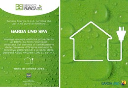 Benaco Energia S.p.A. certifica punti di fornitura Garda uno