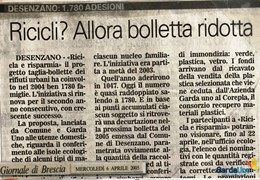 Ricicli? Allora bolletta ridotta