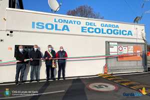 Lonato - Inaugurata l'Isola Ecologica di Via Rassica