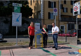 Photogallery drone: la stazione di ricarica per veicoli elettrici a Toscolano