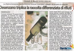 Desenzano triplica la raccolta differenziata dei rifiuti