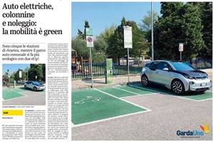 Salo' - Auto elettriche, colonnine e noleggio: la mobilità è green