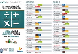 EcoCalendario 2022 Manerba del Garda