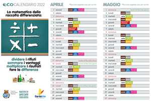 Eco Calendario 2022 Toscolano Maderno - Aprile