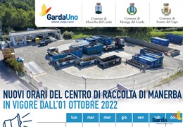 Nuovi orari del Centro di Raccolta di Manerba