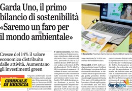 Garda Uno, il primo bilancio di sostenibilità