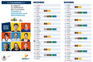 Eco Calendario 2023 Dello - Novembre