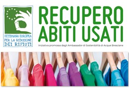 Settimana europea dei rifiuti: recupero abiti usati