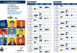 Eco Calendario 2023 Calcinato - Dicembre