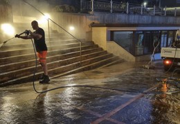 Intervento d’emergenza a Gardone Riviera: gli operatori Garda Uno al lavoro per ripristinare la sicurezza stradale