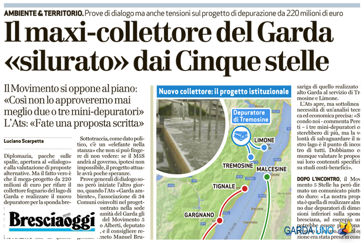 Brescia Oggi Maxi Collettore Silurato Dai Cinque Stelle