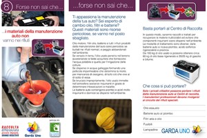Forse non sai che… i materiali della manutenzione auto non vanno nei rifiuti