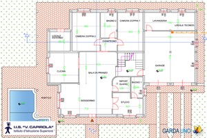 Capirola di Leno - Ecotech: Progetto villa singola vista lago a Desenzano del Garda