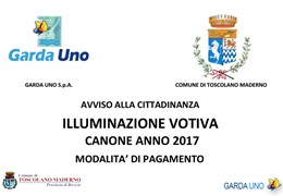 Toscolano Maderno, avviso alla cittadinanza