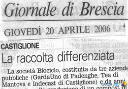 Castiglione - La raccolta differenziata