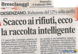 Scacco ai rifiuti, ecco la raccolta intelligente