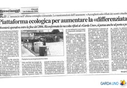 Piattaforma ecologica per aumentare la "differenziata"