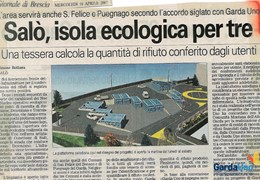 Salò, isola ecologica per tre