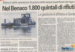 Nel Benaco 1800 quintali di rifiuti