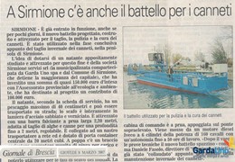 A Sirmione c'è anche il battello per i canneti