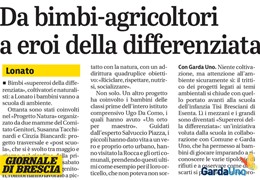 Lonato: da bimbi-agricoltori a eroi della differenziata